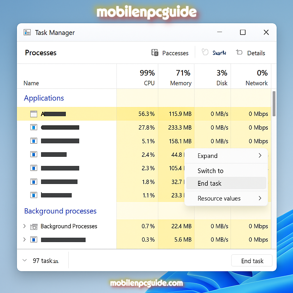 PC slow after Windows update