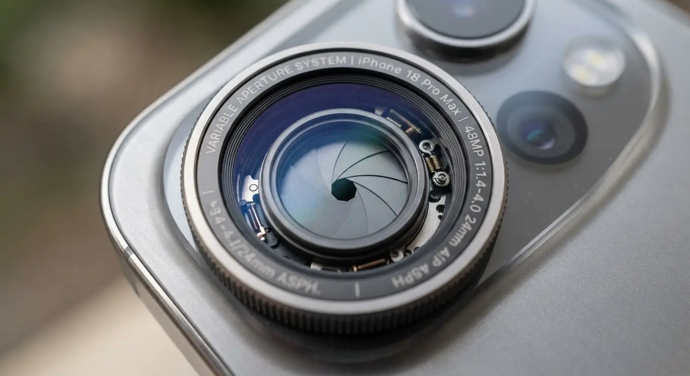 Variable Aperture Camera System Close-Up