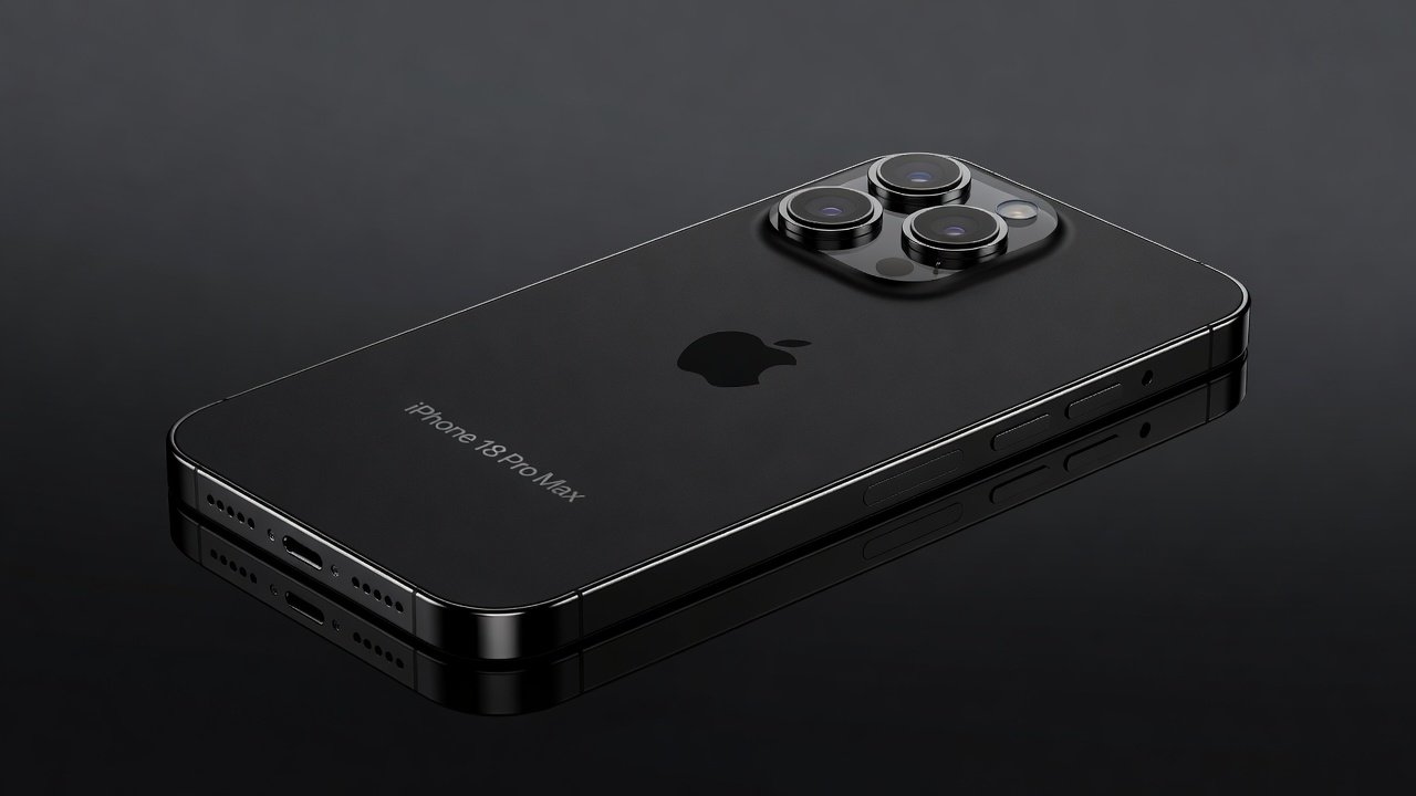 iphone 18 pro max space black color