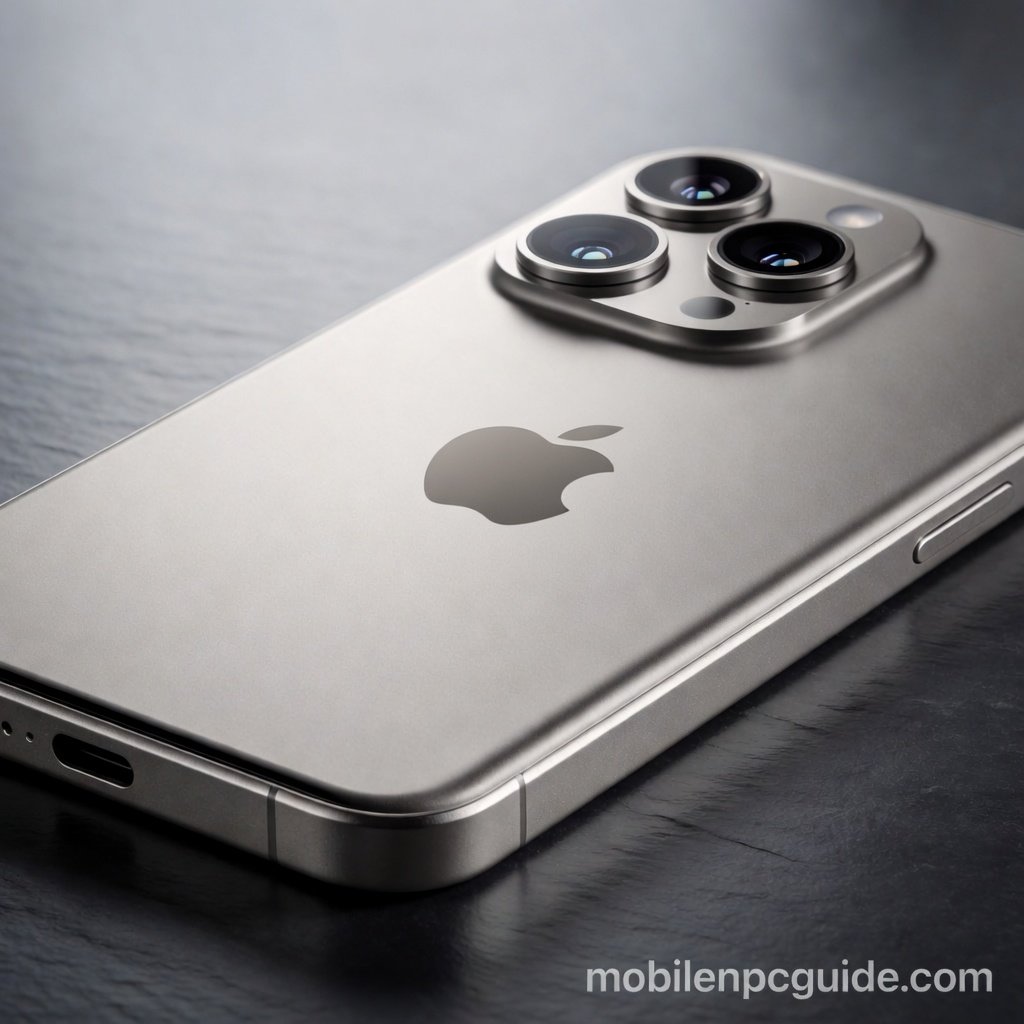 iphone 18 pro max titanium silver color